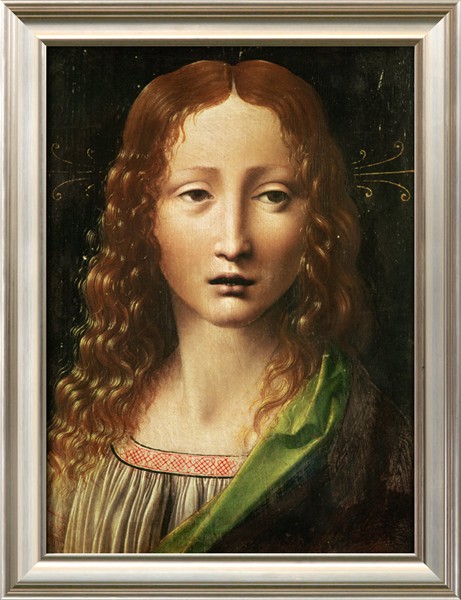 Head Of The Saviour - Leonardo Da Vinci Painting